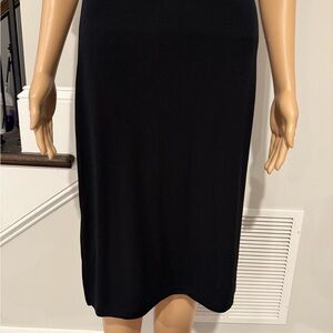 The Limited Black Midi stretch fabric Pencil Skirt